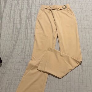 New Mix Tan Wide Leg Pants
